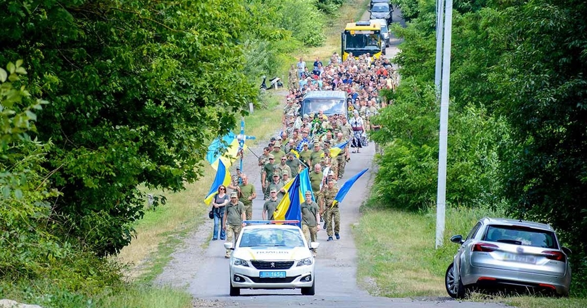 Кагарличчина попрощалася із Сергієм Литвином. Він загинув в бою на Донеччині
