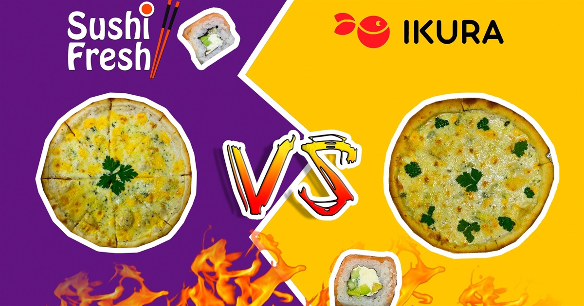 Битва доставок: Sushi Fresh проти Ikura