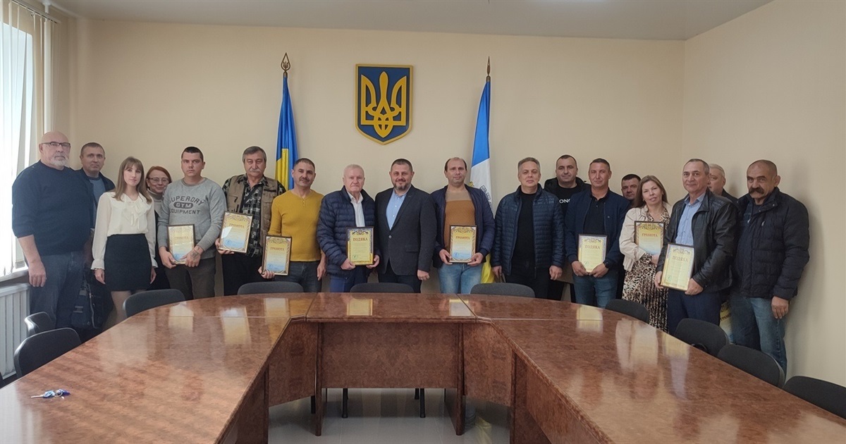 В Ізмаїлі нагородили найкращих водіїв та дорожників