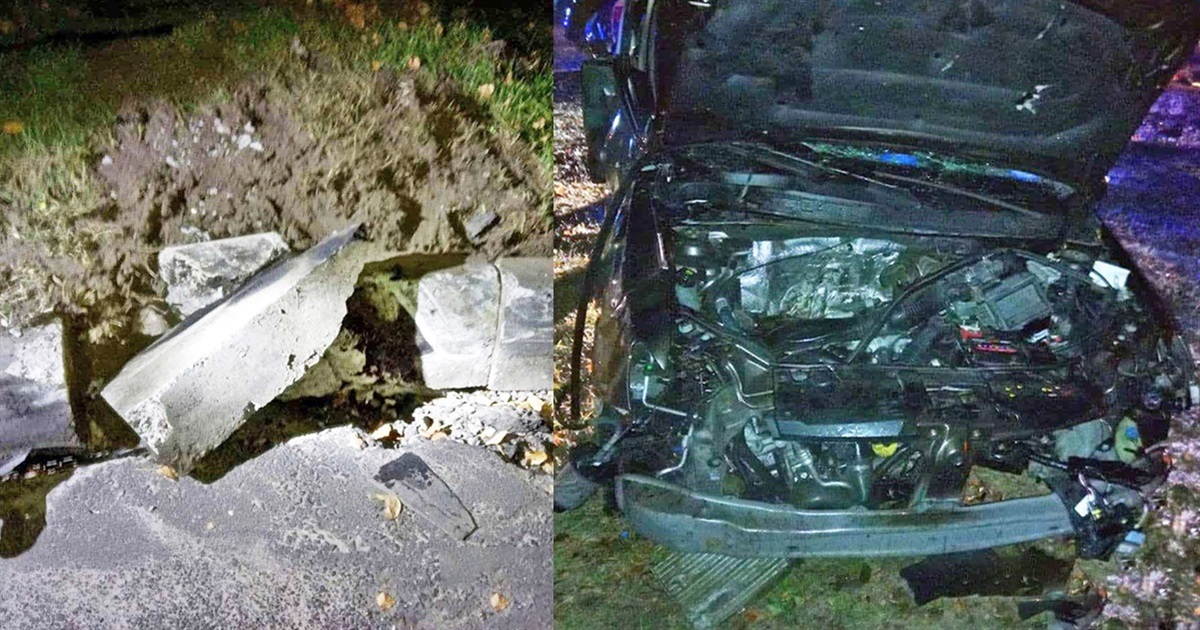 У Вараші п’яний водій вночі зніс рекламний щит