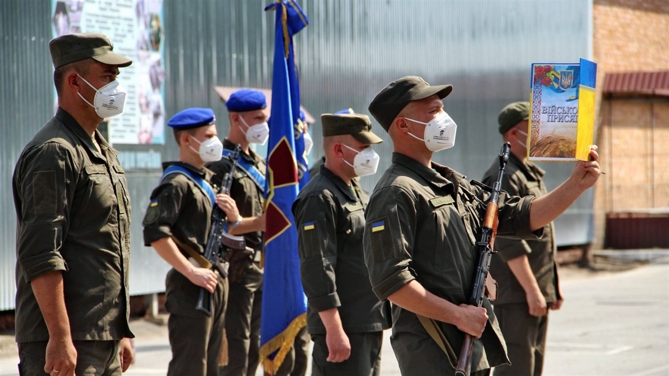 Калинівські нацгвардійці присягнули на вірність українському народові: рідні спостерігали онлайн