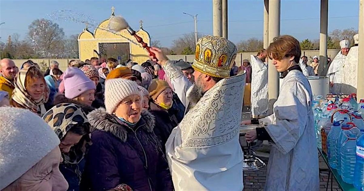 Православные Измаила отметили Крещение Господне (видео)