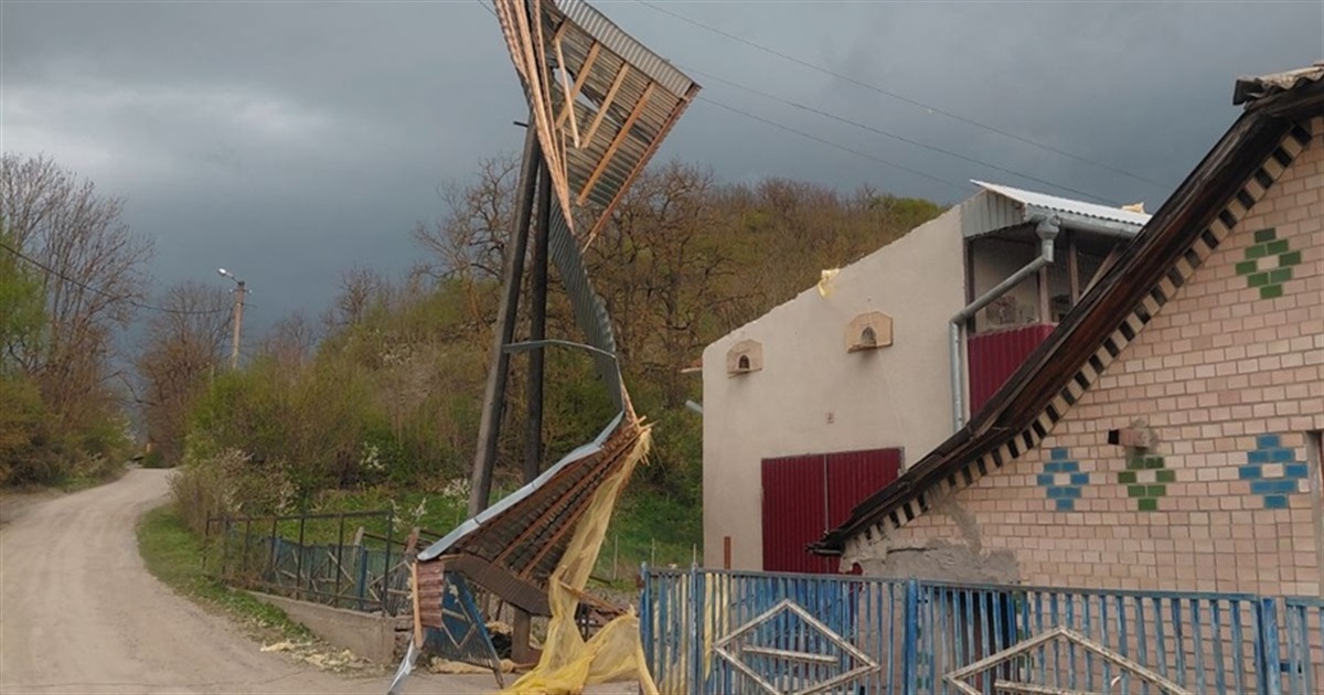 На Чортківщині стихія наробила людям біди