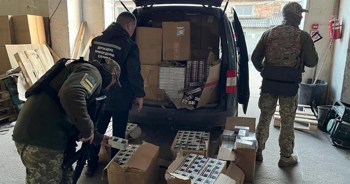 В Измаиле пограничники обнаружили 17 тысяч нелегальных пачек сигарет на полмиллиона гривен