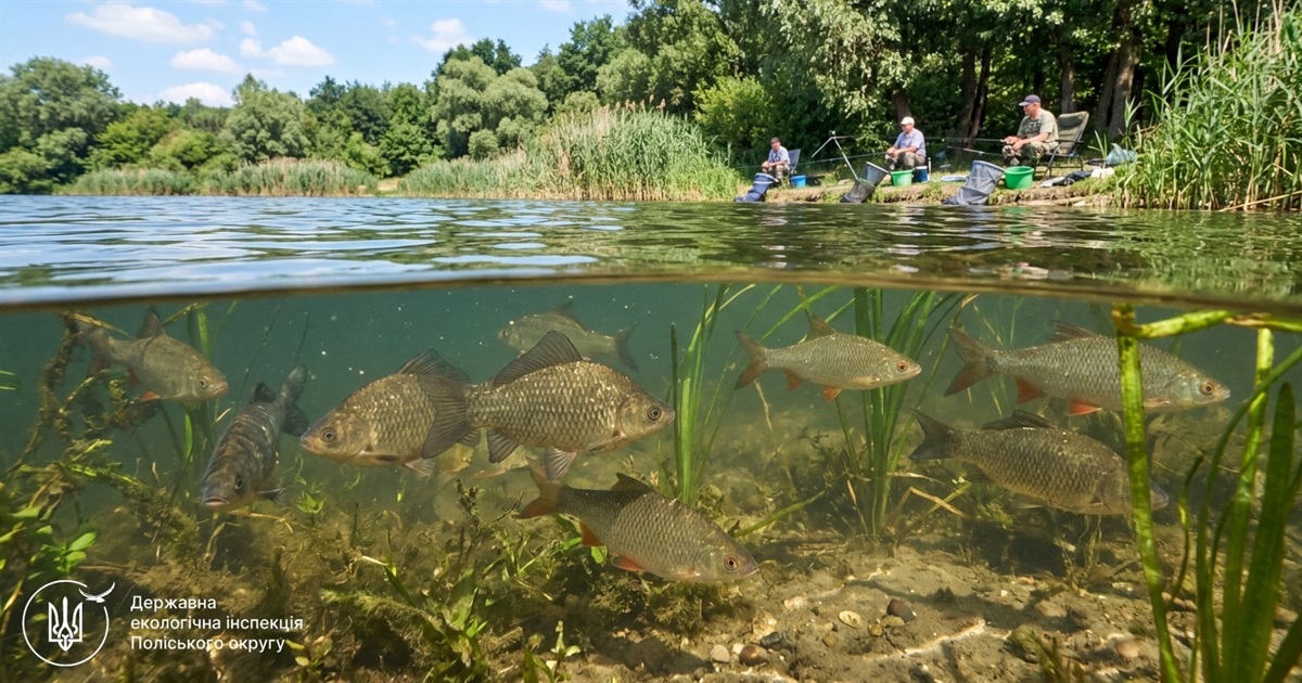 Нерестова заборона: де і як можна рибалити на Житомирщині до червня