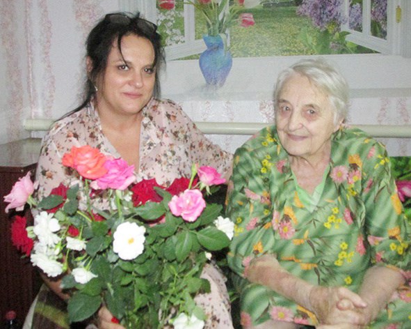 Учасницю бойових дій привітали з 90-річчям