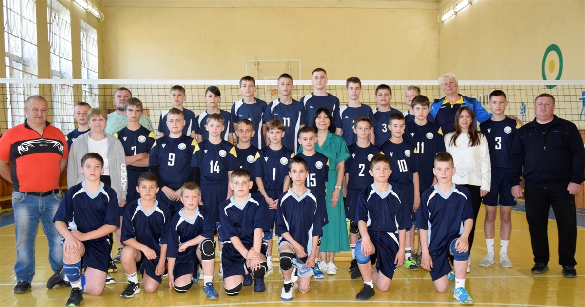 Жмеринська команда з волейболу – переможець I-го туру обласного чемпіонату дитячої ліги серед юнаків