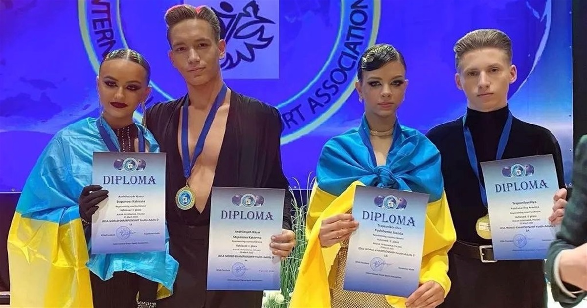 Бальники з Бучі перемогли на міжнародному танцювальному турнірі IDSA World Championship