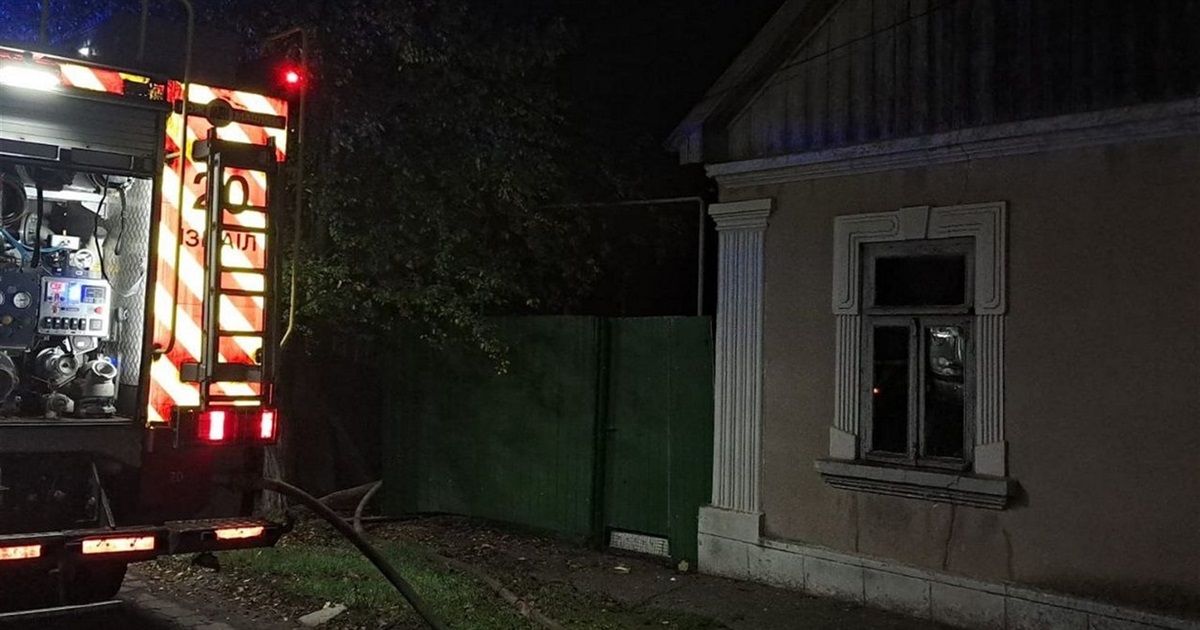 В Ізмаїлі загорівся приватний будинок