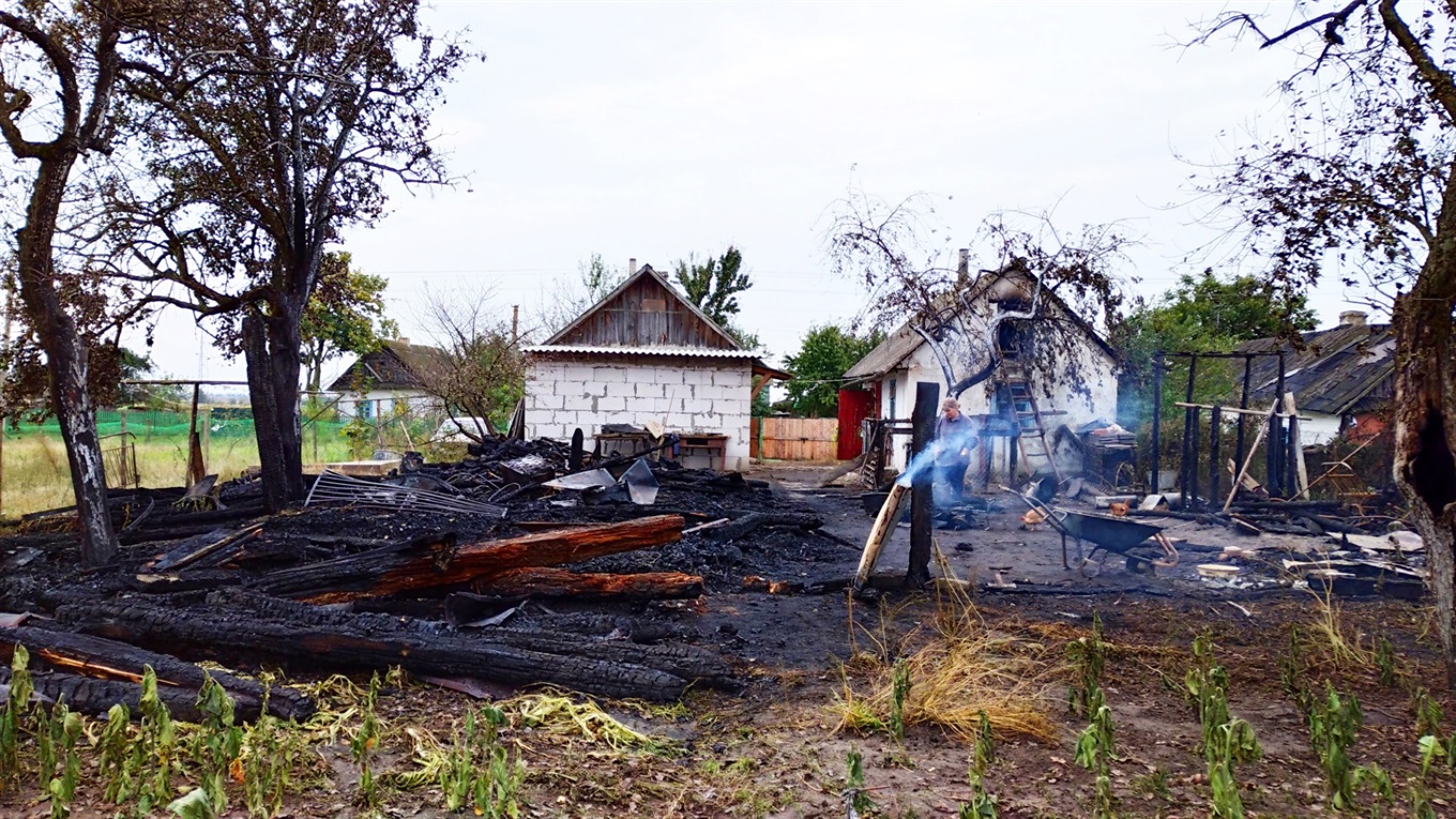 Пожежа у селі Городець: загинули домашні тварини і птиця