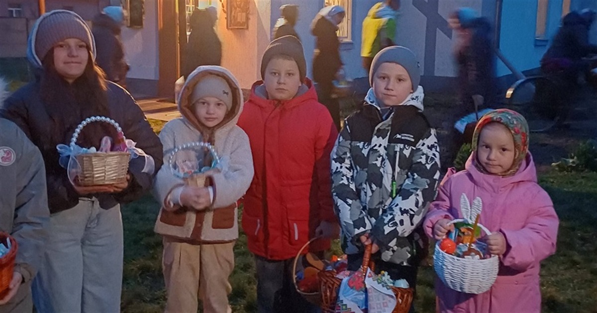 Як освячували великодні кошики на Переяславщині ФОТО