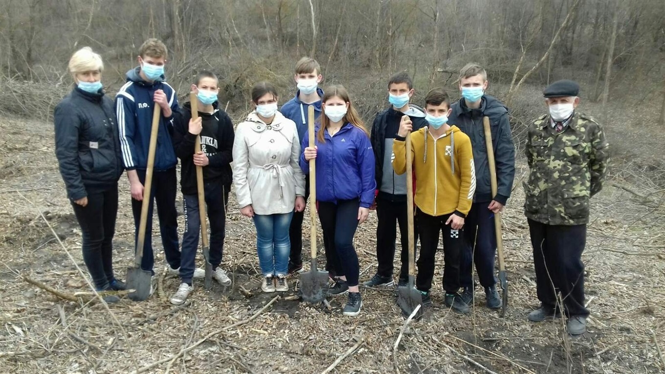 Радують погляд одинадцять тисяч нових саджанців на Білопільщині