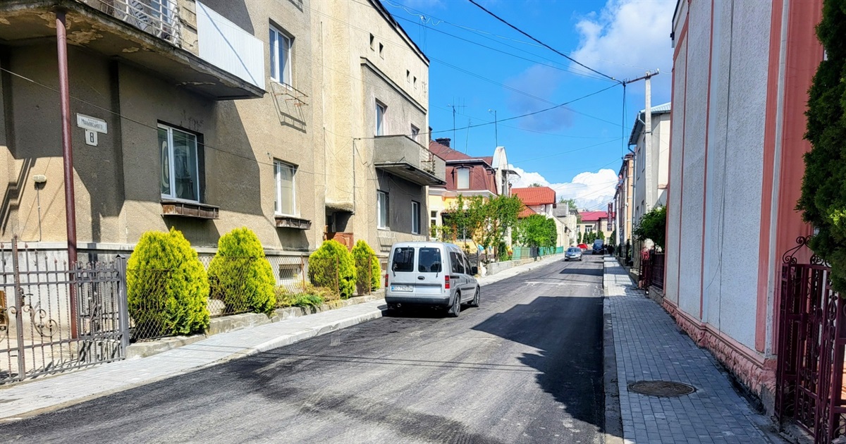 Вулиця Маньовського в Чорткові дісталася обновки