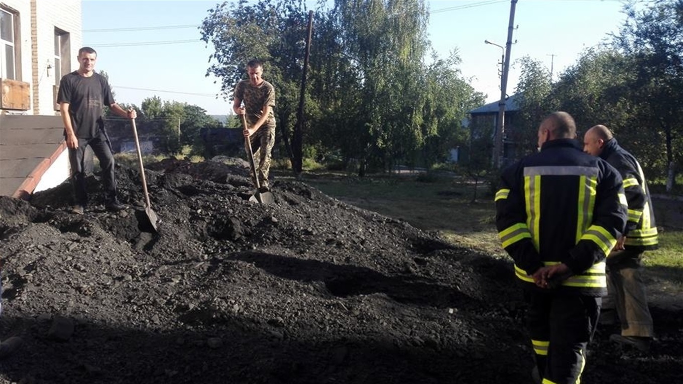 Опять самовоспламенился уголь. Еще один случай в Попаснянском районе