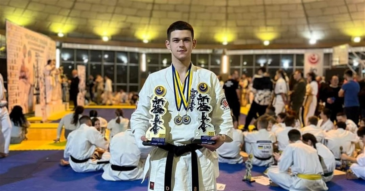 Звягельський спортсмен Денис Юхимчук виборов путівку на Чемпіонат Європи з кіокушинкай карате