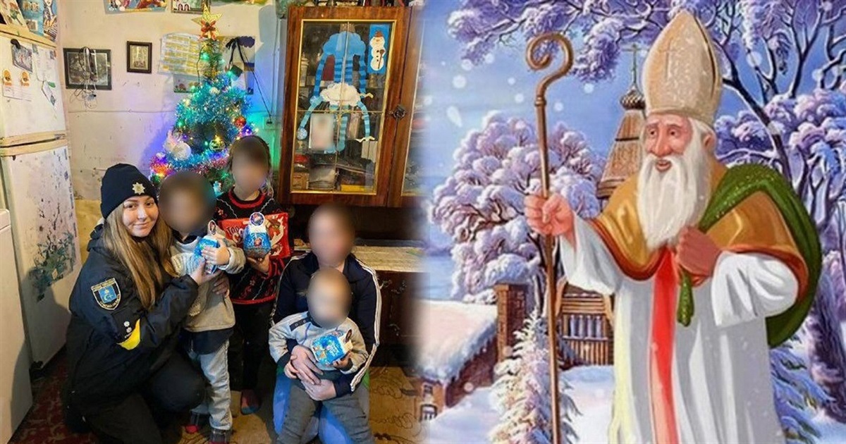 На Білопільщині поліцейські офіцери громади привітали малечу зі святом Миколая