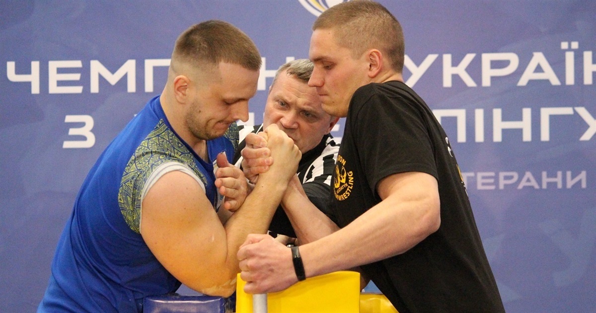 Силач зі Слобідки став чемпіоном України з армспорту