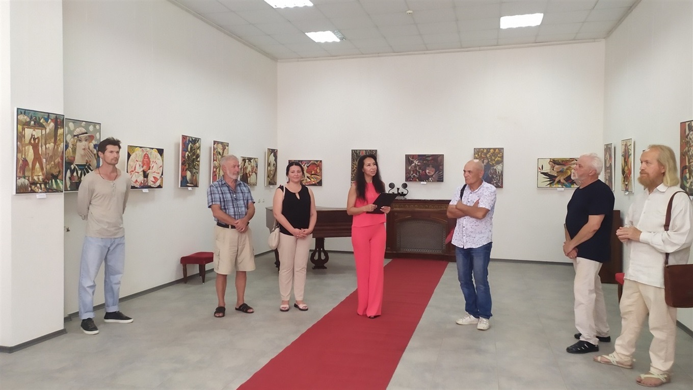 Одесская пастораль в Измаиле: в картинной галере открылась выставка Николая Прокопенко