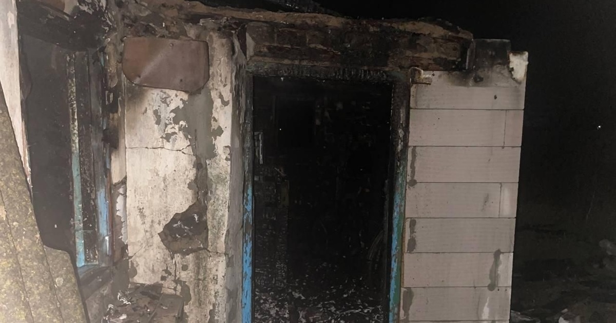 Під час пожежі в Мелітопольському районі загинув літній чоловік