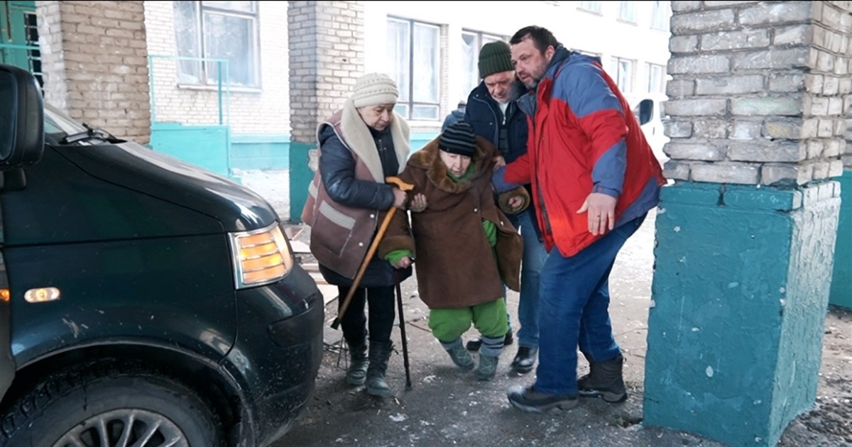 Grad rockets were landing closer and closer. The evacuation of civilians from Luhansk oblast