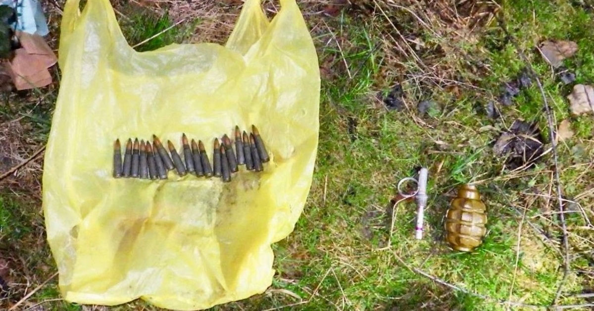 Житель Звягельщини добровільно видав поліцейським корпус ручної гранати, запал та набої