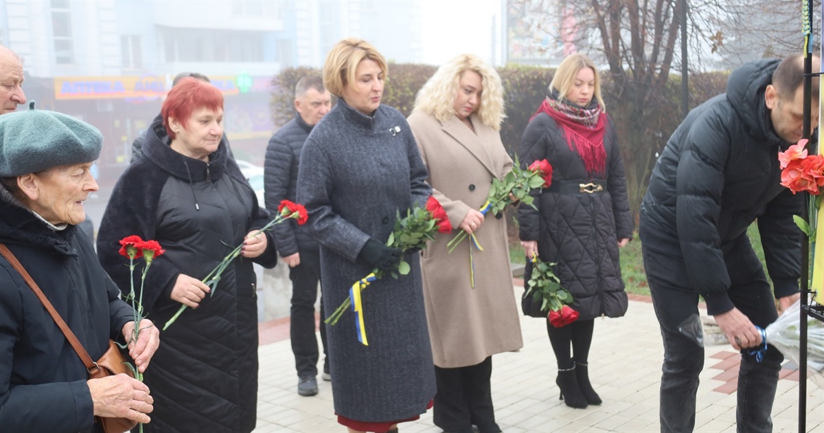 У День Гідності та Свободи у Жмеринці вшанували пам’ять борців за незалежність України