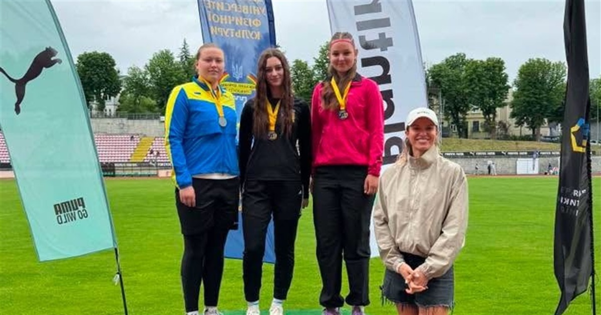 Спортсменка Переяславської ДЮСШ Олена Самолюк стала чемпіонкою України зі штовхання ядра