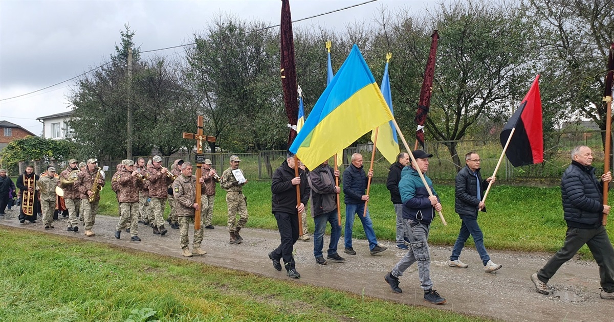 У Пробіжні Колиндянської громади попрощались із Героєм Яніцьким Андрієм