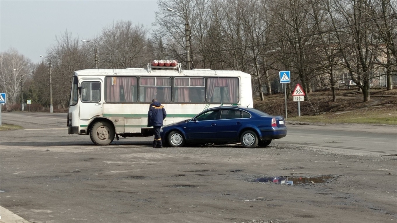 Аварія в Переяславі: авто врізалося в маршрутку