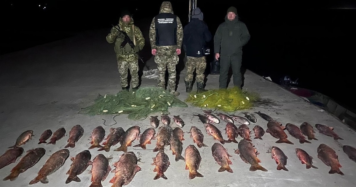 На Дунаї піймали браконьєра