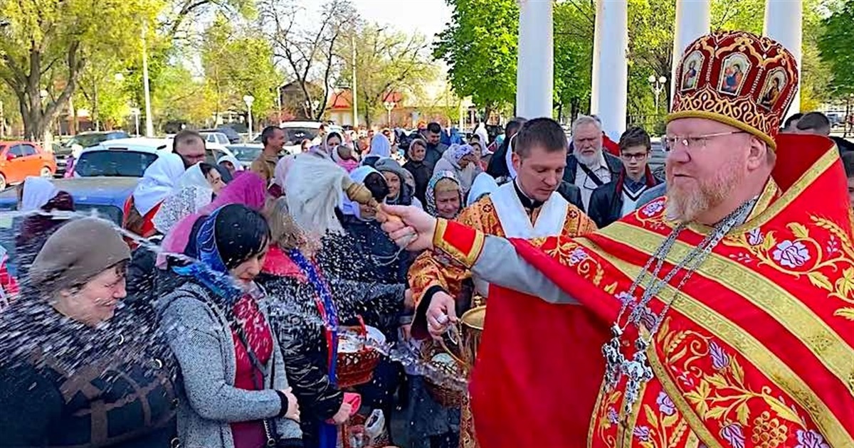 Пасха по-военному: как Измаил праздновал воскресение Христа и святил куличи (видео)