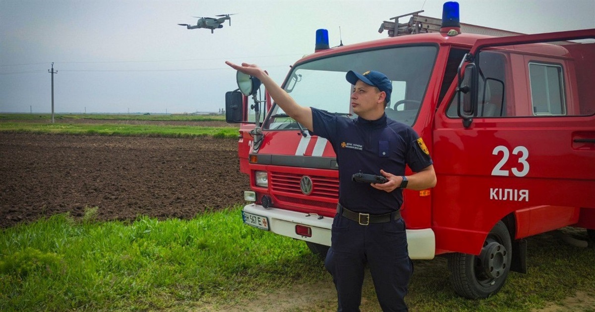 В Ізмаїльському районі дрони виявлятимуть пожежі в екосистемах