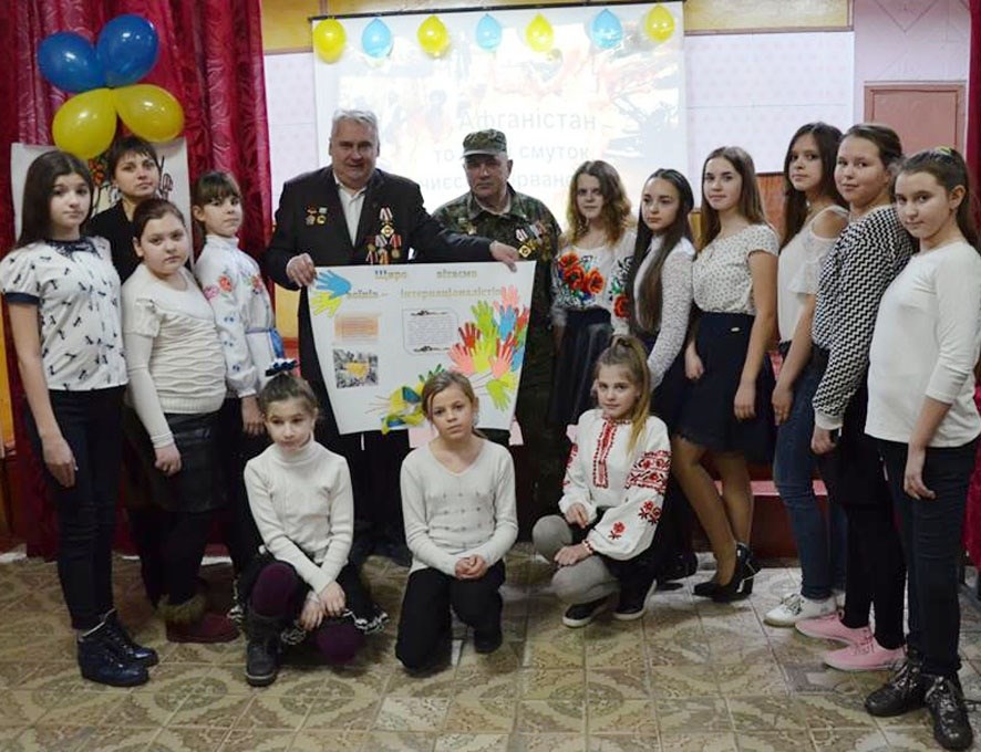 Учням Піщанського НВК про афганську війну розповіли очевидці
