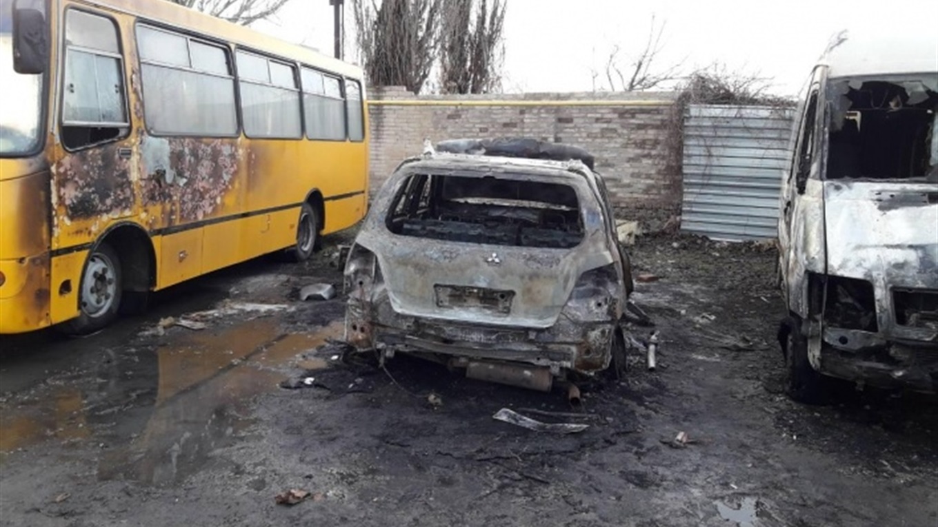 В пожаре сгорели четыре авто: 3 в Мелитополе, 1 – в районе