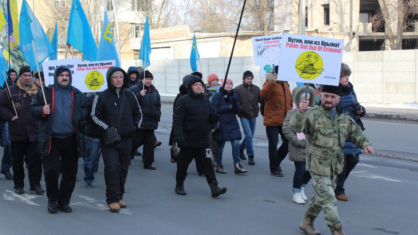 Как в Мелитополе поддержали сопротивление оккупационному режиму Крыма