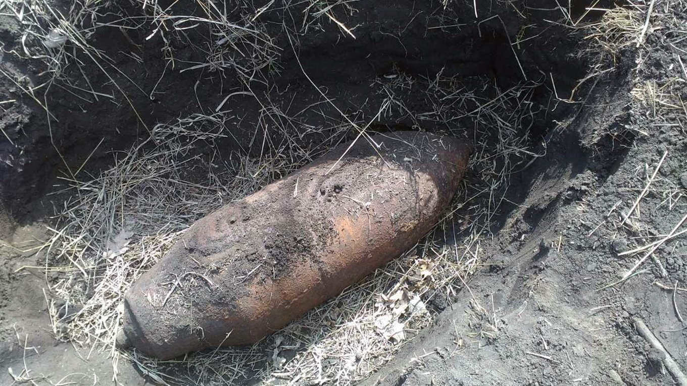 В Мелитопольском районе обнаружили авиабомбу: что делать в такой ситуации