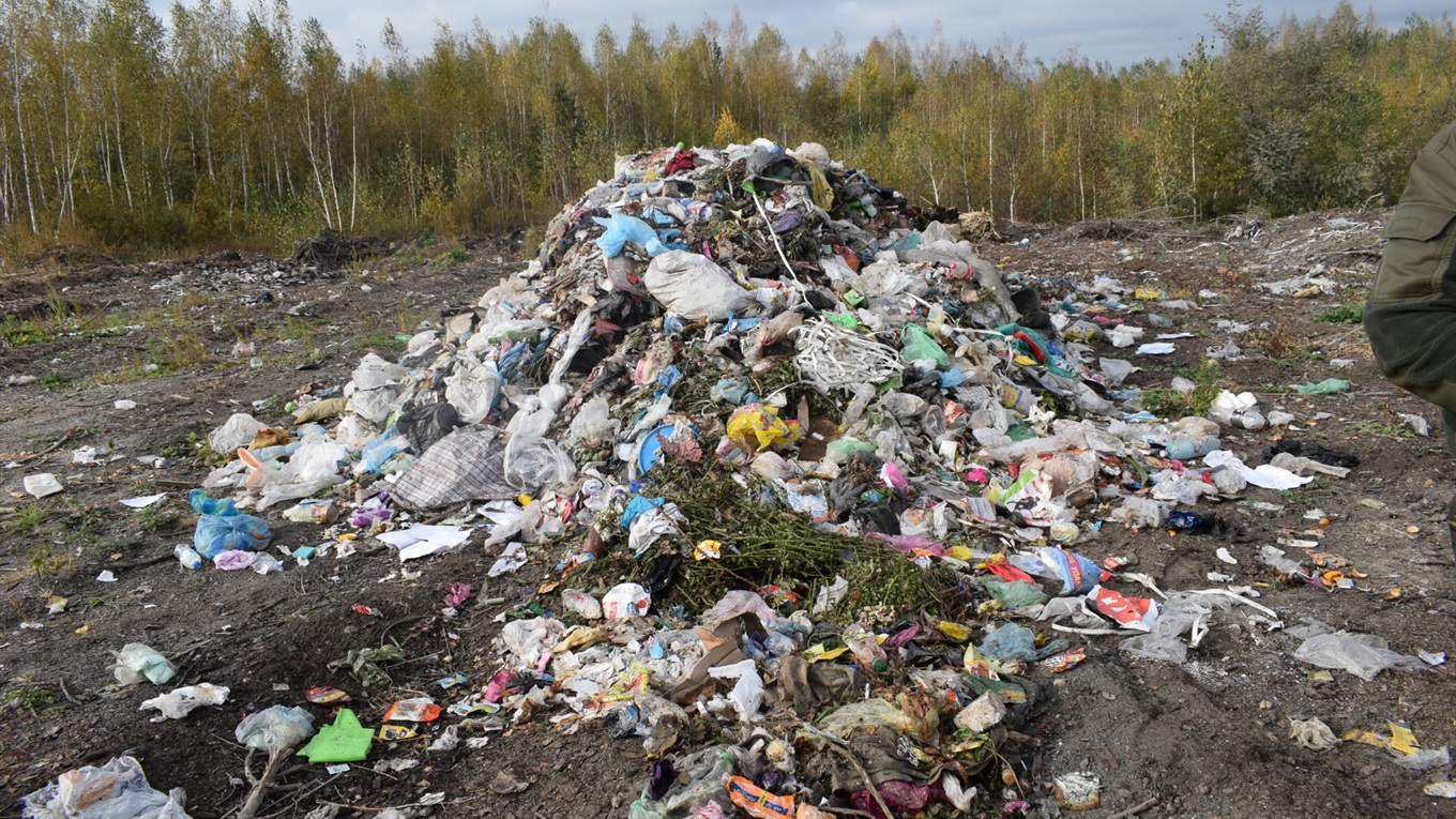 Поблизу Чижівки знову скинули сміття: автівка належить одному із сільгосппідприємств району
