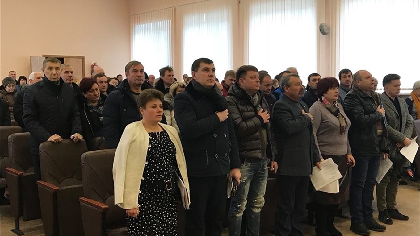 Депутати у Волновасі проголосували за підвищення чергового рангу голові райради Лубінцю