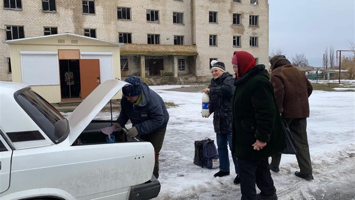 Як живуть люди в прифронтовому Лебединському Волноваського району 