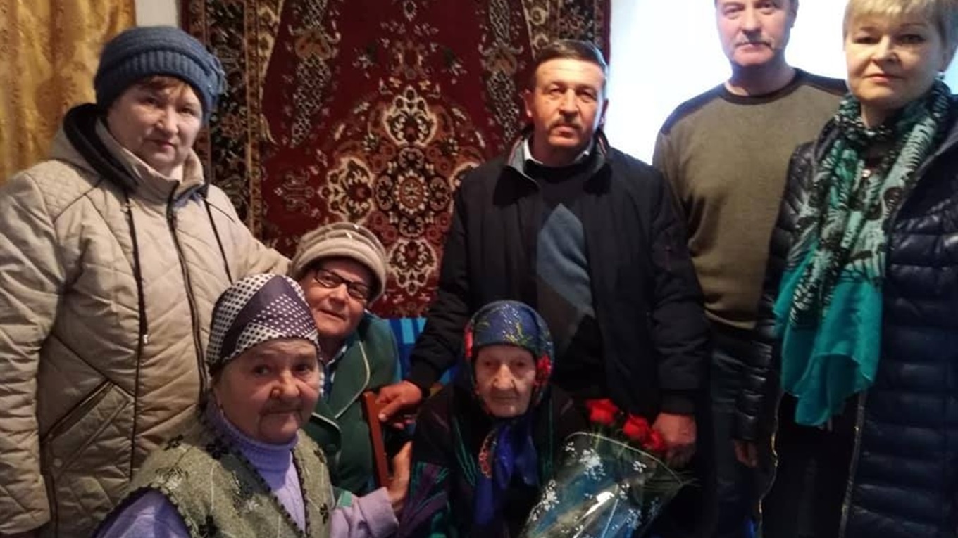 Жительці Волноваського району виповнилось 100 років