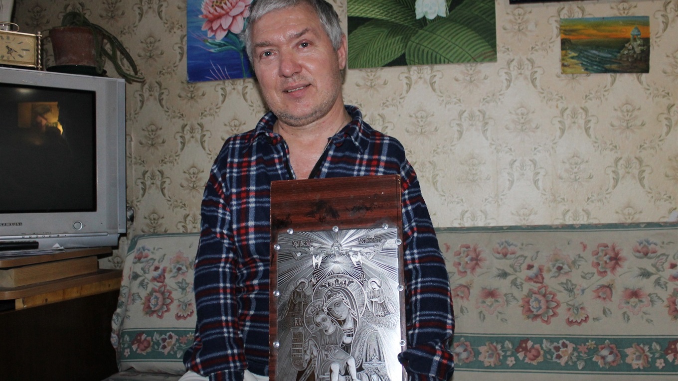 Гуляйпільський художник Григорій Тищенко — про нову ікону, гравійовану на металі, та майбутні плани