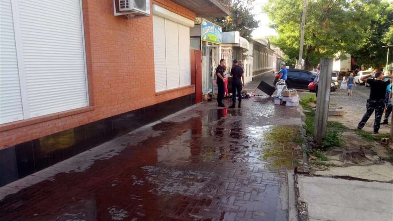 В Измаиле горел магазин детской обуви