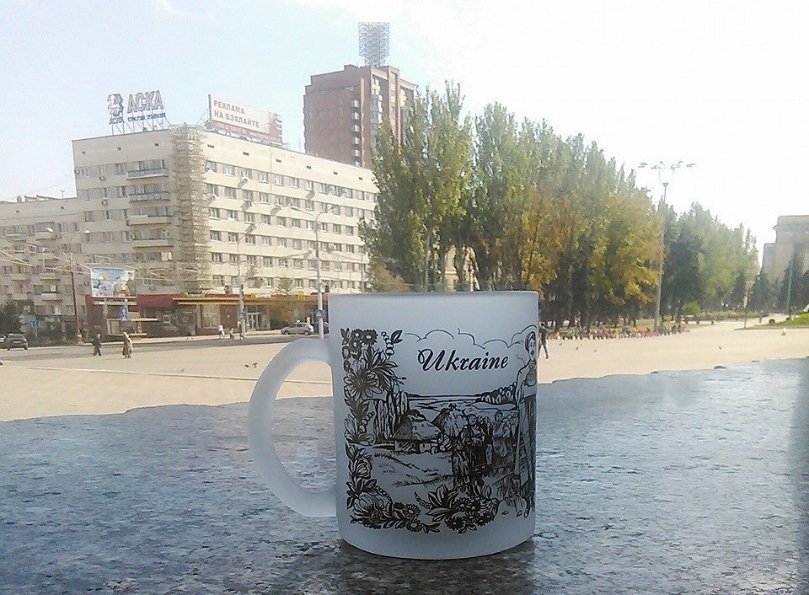 Площадь Ленина в Донецке, октябрь 2015 года 