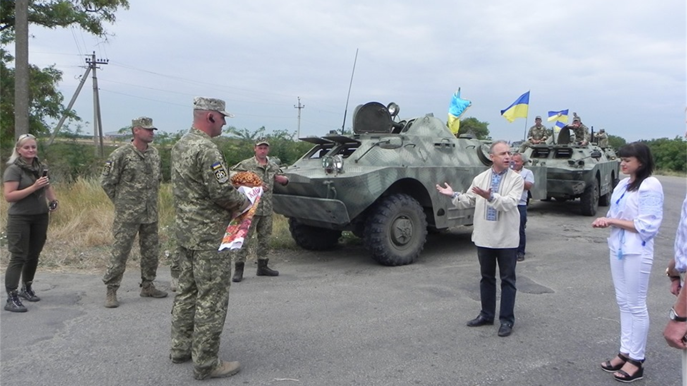 Не получив помощи от районной власти, 34 батальон утепляется своими силами