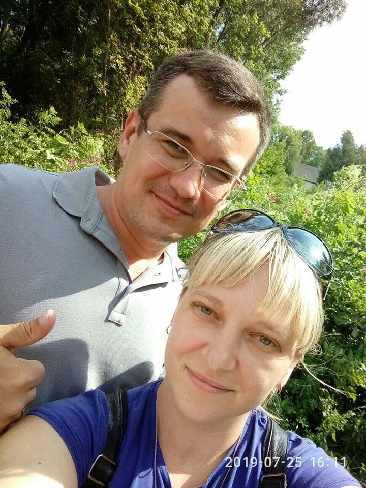 Максим Зуєв з Катериною Герасимчк у Корюківці