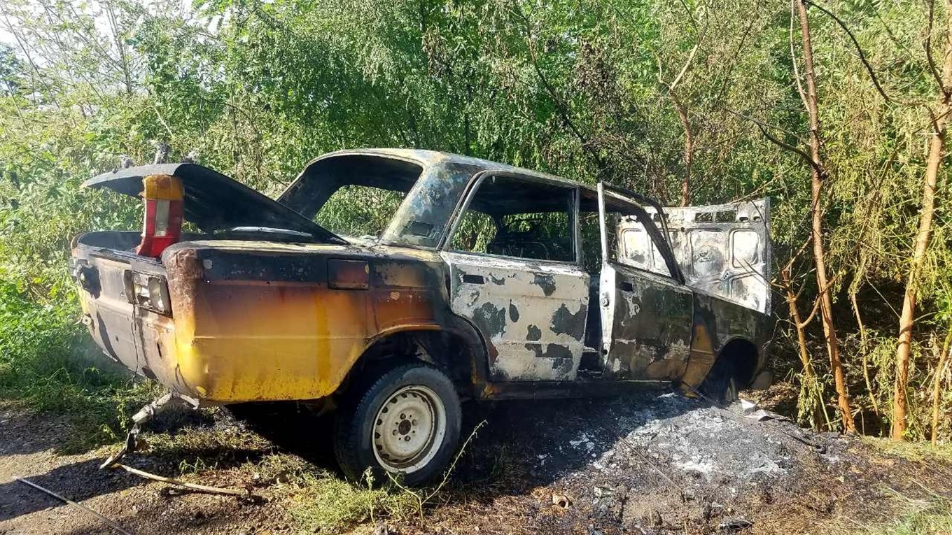 В Оршівцях згорів легковик "жигулі"