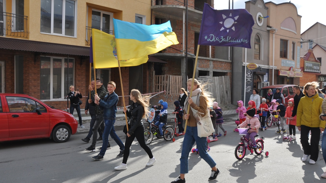 Тиждень мобільності у Чорткові увінчався долученням до Міжнародного маршу за збереження клімату