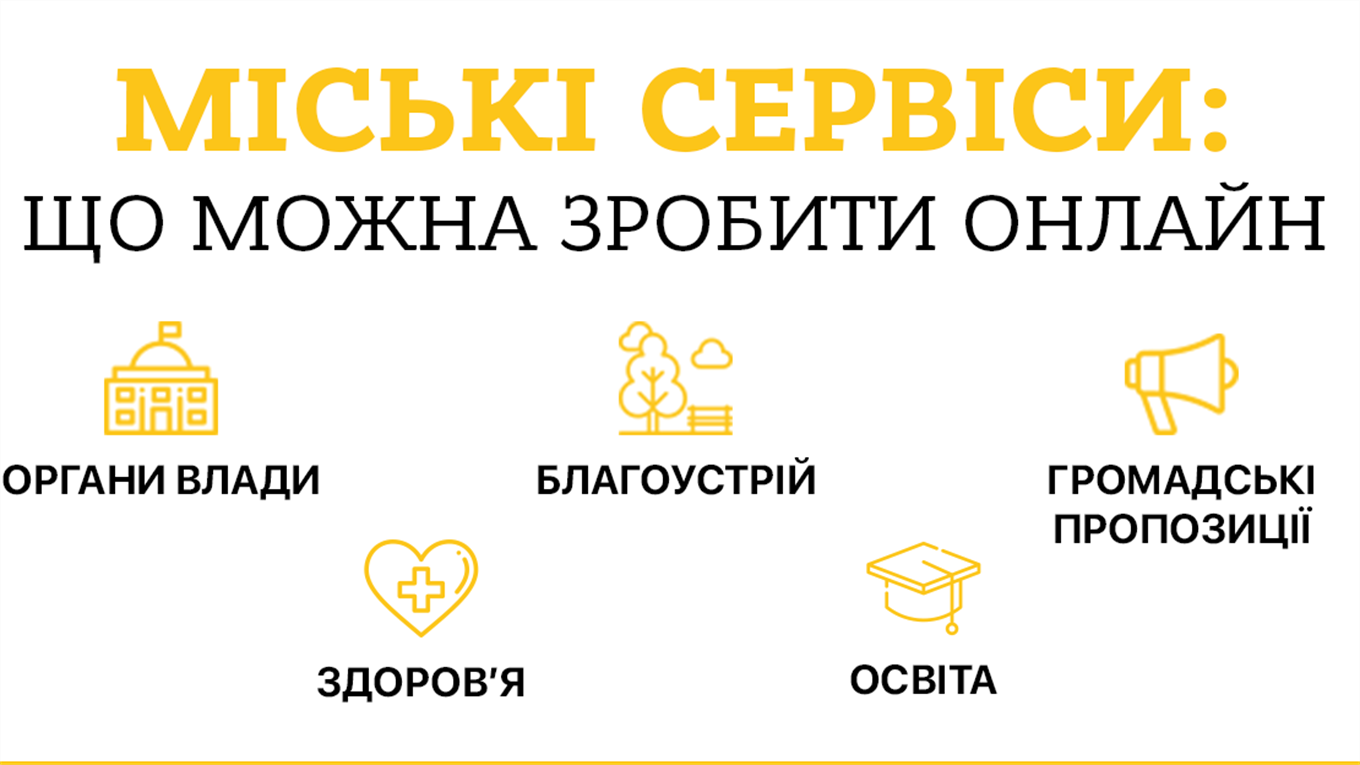 Новий розділ "Сервіси" на Гадяч.City: які послуги містяни можуть зробити онлайн