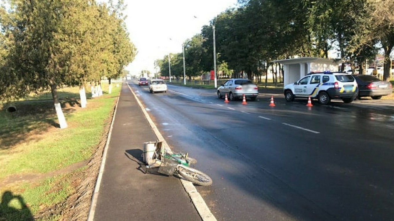 В Измаиле очередное ДТП: велосипедистка в больнице
