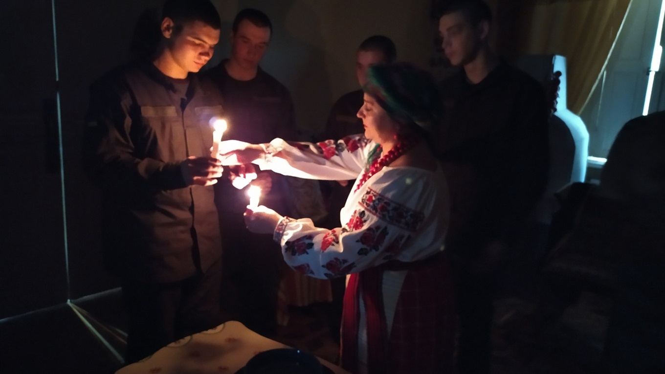 Нацгвардия поучаствовала в Андреевских вечерницах 